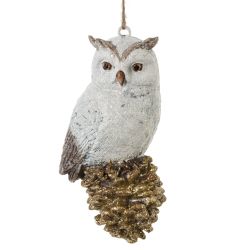 GAEM Украшение новогоднее "Сова", L7 W6 H14 см, 2в.