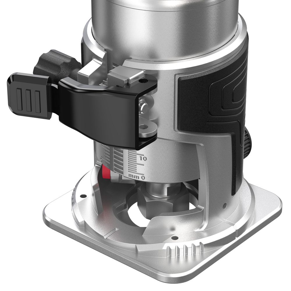 Фрезер кромочный акк. Greenworks G24RO, 24V, б/щет, 10000-30000 об/мин, цанги 6 / 6,35 / 8 мм, ход 20 мм,1х2Ач,ЗУ,кор (3502507CUA)