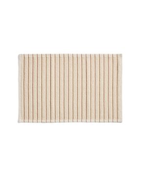 Хлопковый коврик для ванной Merade с оранжевыми полосками, 50 x 80 см