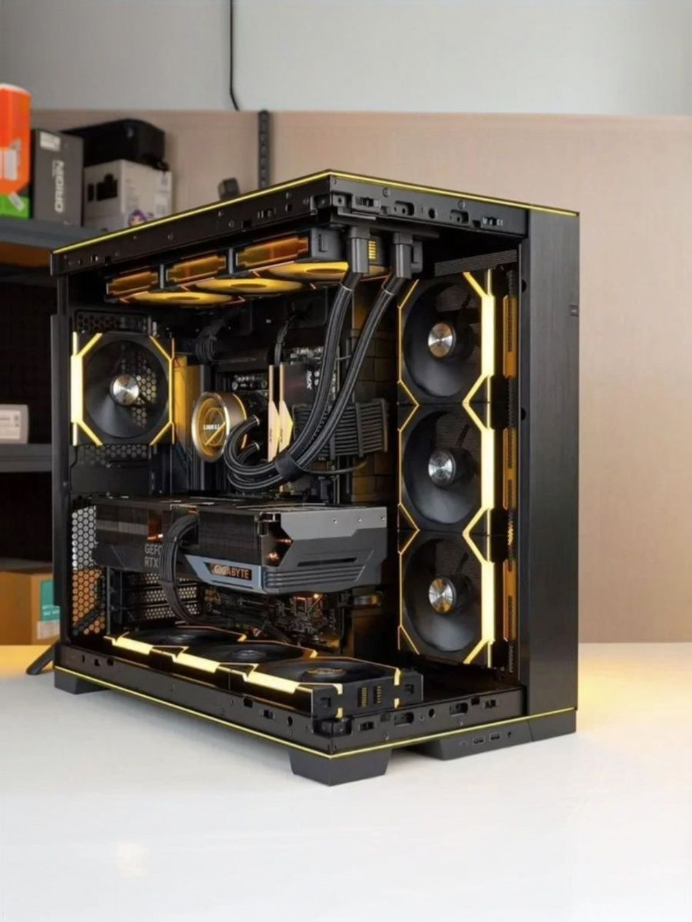 Мощный компьютер (системный блок) Core i5 13600KF/GeForce RTX5070/32GB/SSD 1000ГБ/750W/Win 10 PRO