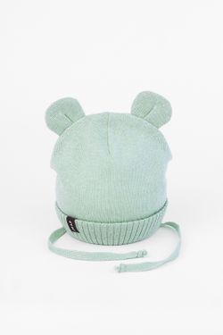 Шапка на завязках для новорожденного