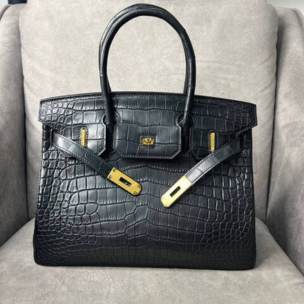 Сумка Hermes из кожи крокодила 30 см, арт. 478767781