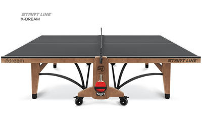 Стол теннисный X-dream Start Line (Дуб натуральный(natur-wood), ЛДСП Графит)