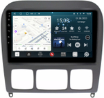 Магнитола для Mercedes-Benz S (W220) 1998-2005 (орех/черный) - Redpower 350 Android 10, ТОП процессор, 6Гб+128Гб, CarPlay, SIM-слот