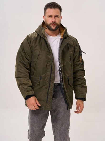 Куртка Аляска укороченная Husky Short 2 Nord Denali (серо-оливковая - r.grey/silver)