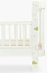 Детская кроватка-трансформер Happy baby Mommy Love в комплекте с расширением 160х70 milky