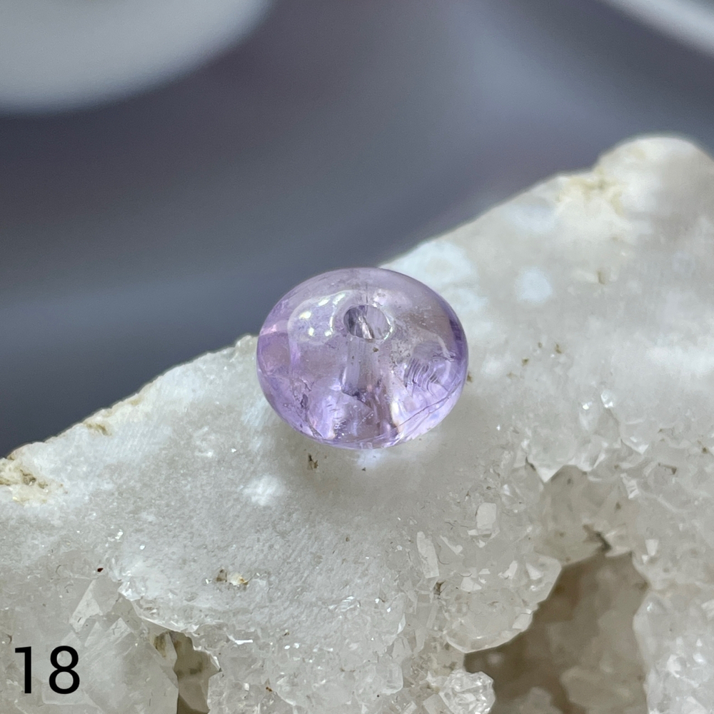 59429 Аметист Бусина шайба 6*10мм-25