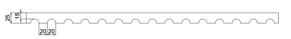 Гипсовая панель Omega-2