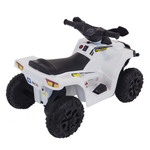 PITUSO Электроквадроцикл XH116, 6V/4.5Ah,20W*1,колеса пласт,свет,муз,амортиз,68*42*45см,Белый/WHITE