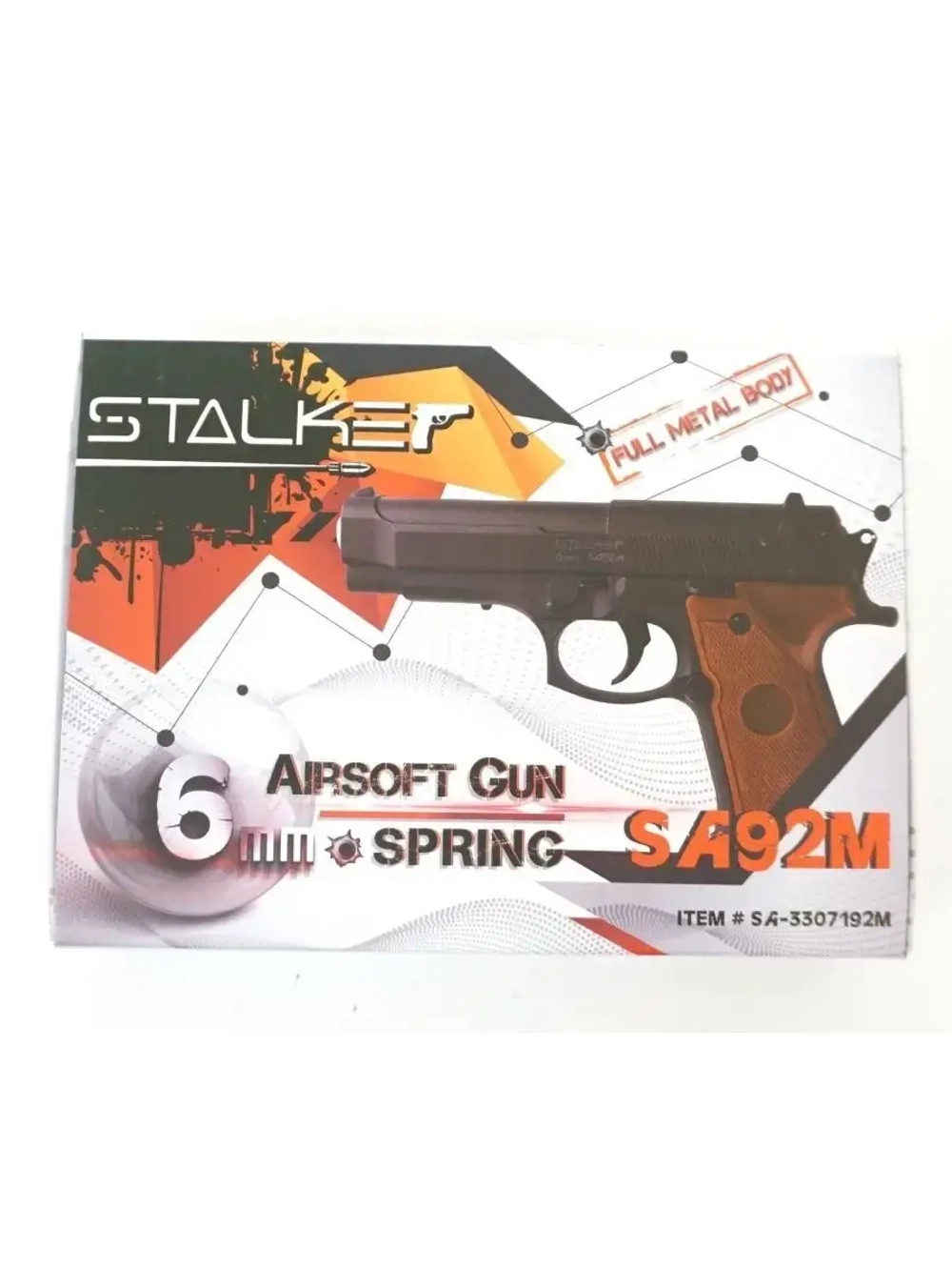 Пистолет Stalker SA92M Spring 6 мм