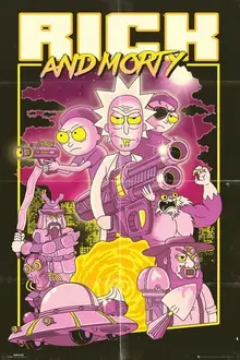 Постер Rick and Morty - Action Movie Poster