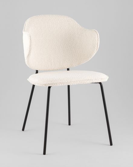 Стул Bellamy букле молочный