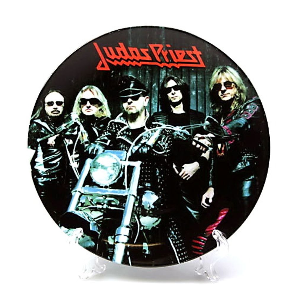 Тарелка Judas Priest ( Группа, на мото солист )