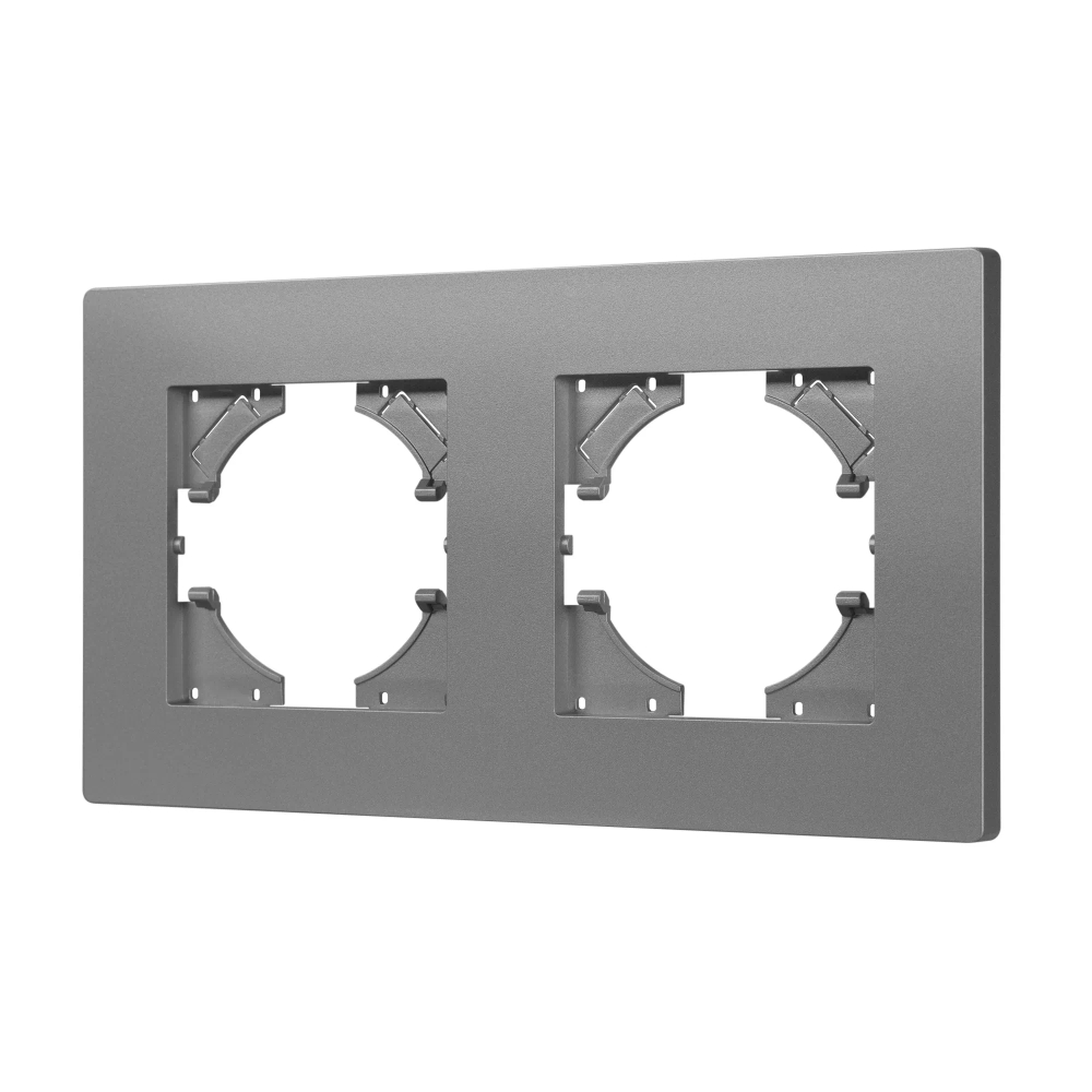 Рамка пластиковая FRM-PERIO-PL-2-GR (Arlight, -) 049752