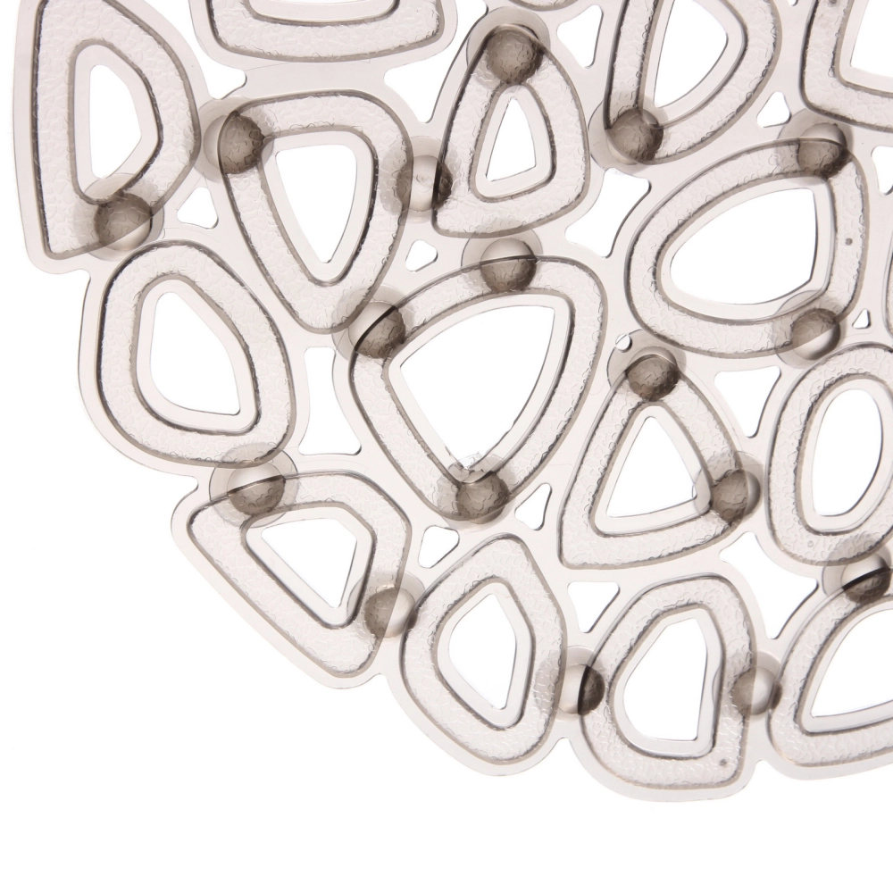 Коврик в ванну 65х35"Миф» серый