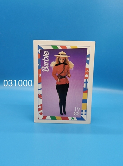 Аксессуар винтажная карточка Барби 90х 031000