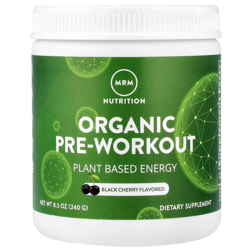 MRM Nutrition, Органический предтренировочный продукт, черная вишня, 240 г (8,5 унции)