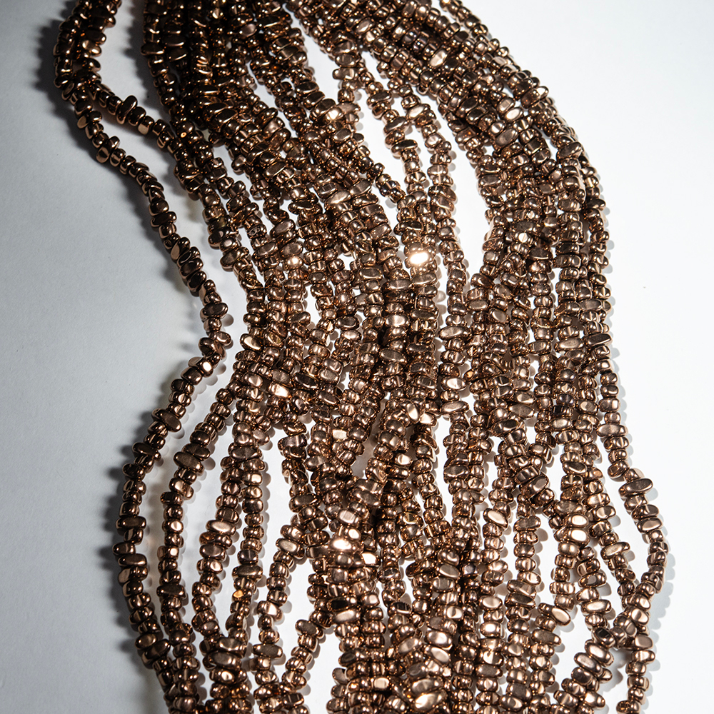 Гематин (гематит), оттенок "Бронза", фриформ 5-8мм