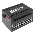 Промышленный неуправляемый коммутатор U-8GX/SFP-16GT, 8 портов 1000Base-X SFP, 16 портов 10/100/1000Base-T(X) RJ45, монтаж на динрейку TSX EKF