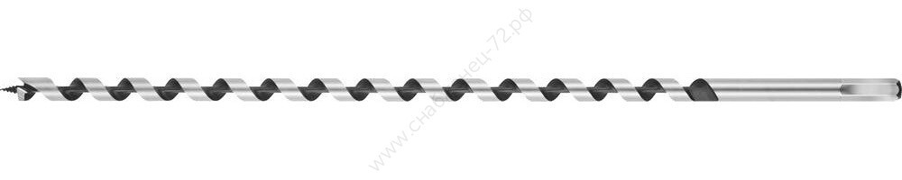 URAGAN 12x450/360мм, сверло левиса по дереву, шестигранный хвостовик