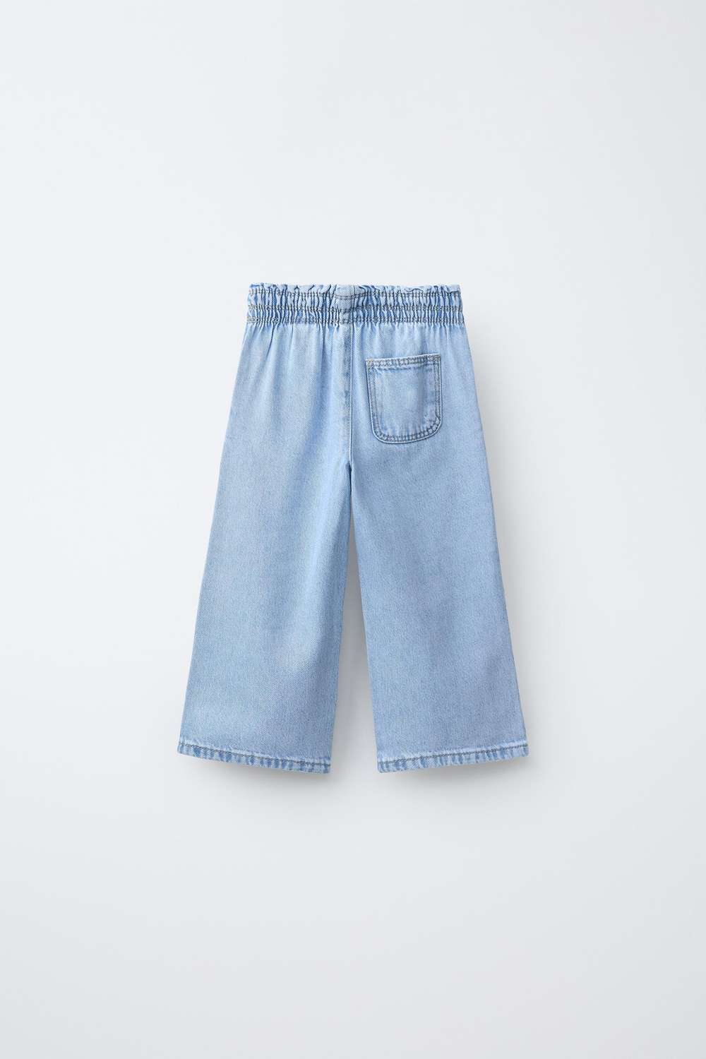 ZARA ДЖИНСЫ WIDE LEG, ГОЛУБОЙ