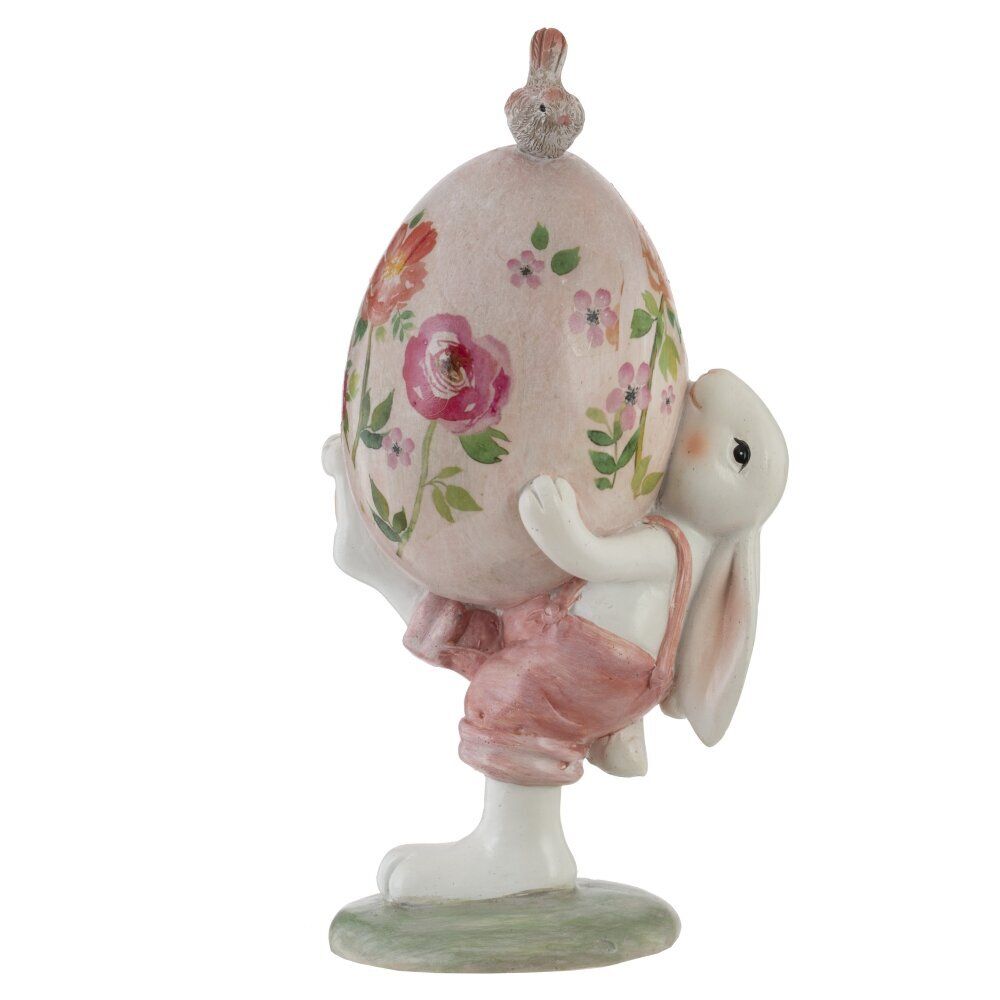 GAEM Фигурка декоративная "Заяц с яйцом", L11 W7,5 H20 см