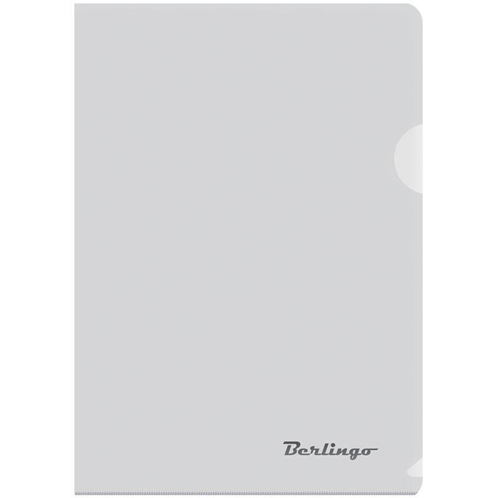 Папка-уголок А5 пласт. прозрачная (Berlingo)