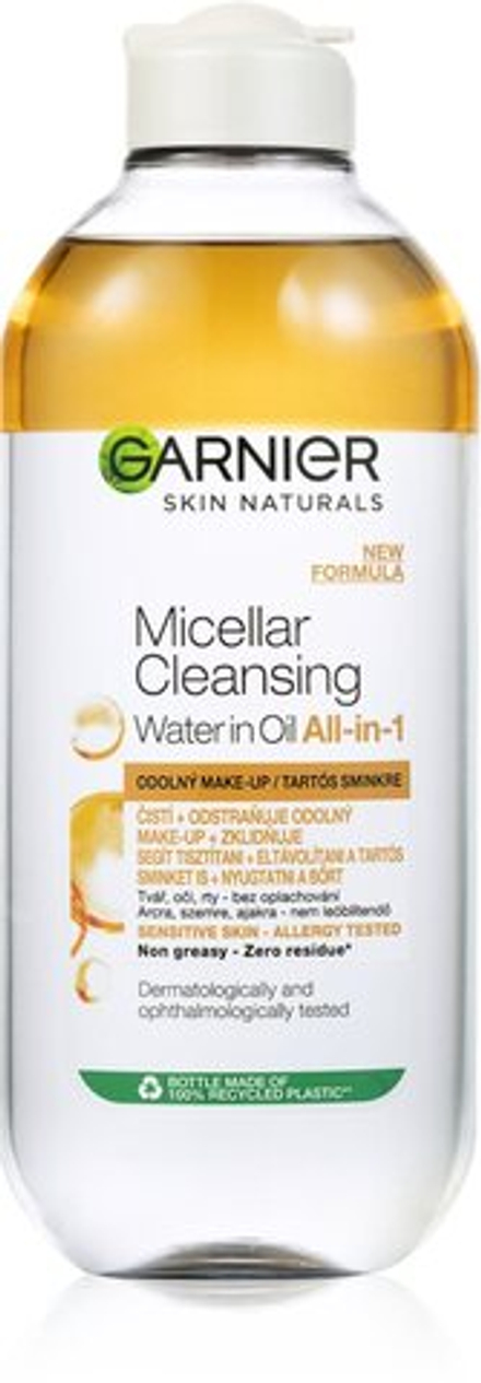 Garnier Skin Naturals - Двухфазная мицеллярная жидкость 3 в 1 /   400  ml  / GTIN 3600541744547