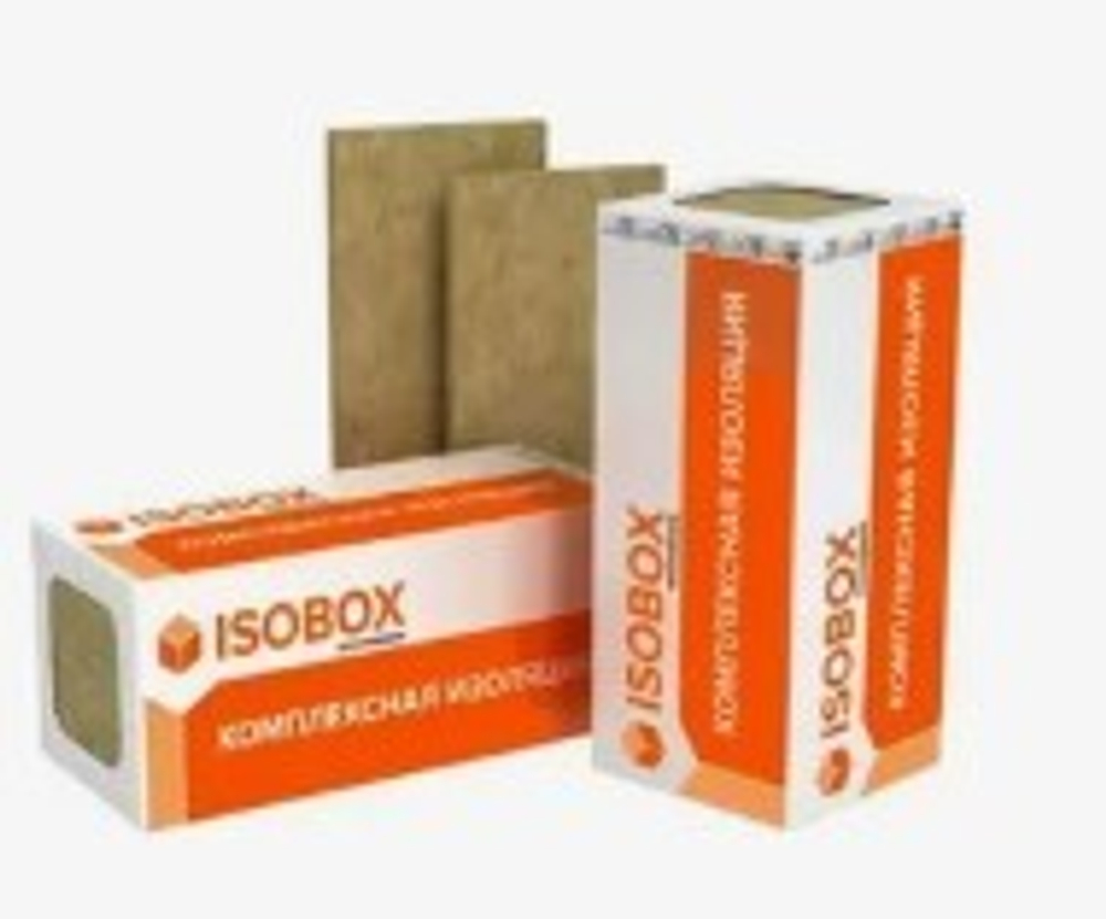 Утеплитель Изобокс ЭКСТРАЛАЙТ 1200*600*50мм (уп-8шт; 0,288м3; 5,76м2) 34кг/м3 ТехноНИКОЛЬ