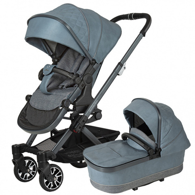 Детская коляска 2 в 1 Hartan Mercedes Benz Avantgarde GTX с увеличенными колесами 845 Denimblau