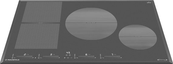Индукционная стеклокерамич. панель MAUNFELD CVI804SFDGR Inverter