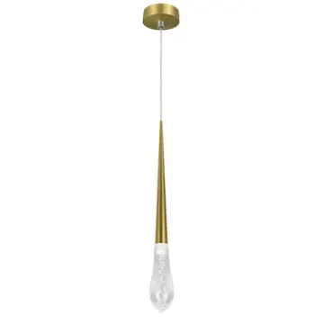 Подвес с декоративной насадкой (капля) 4W 282LM 24G 3CCT 3000/4000/6000K 807003-4 латунь Punto Mini Lightstar