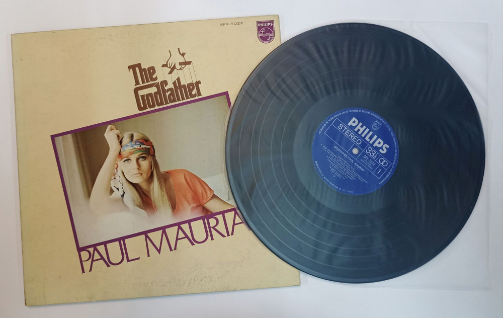Винтажная виниловая пластинка LP Paul Mauriat Поль Мориа The Godfather (Japan 1972)