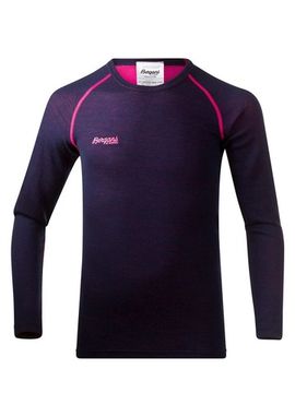 Термофутболка подростковая с длинным рукавом Bergans Akeleie Youth 1872