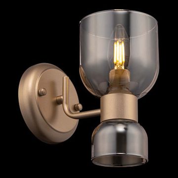 Бра FR5094WL-01G матовое золото Isla Freya