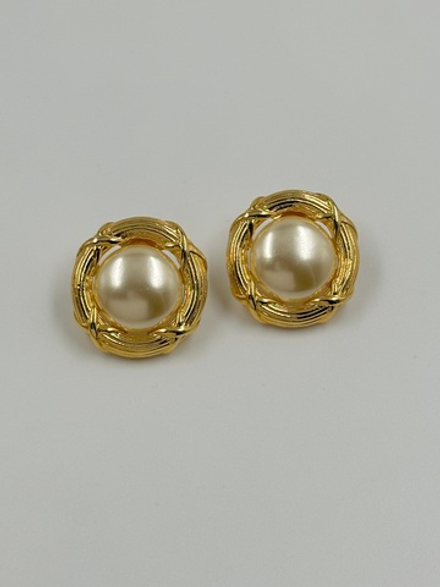 Серьги с «жемчугом»