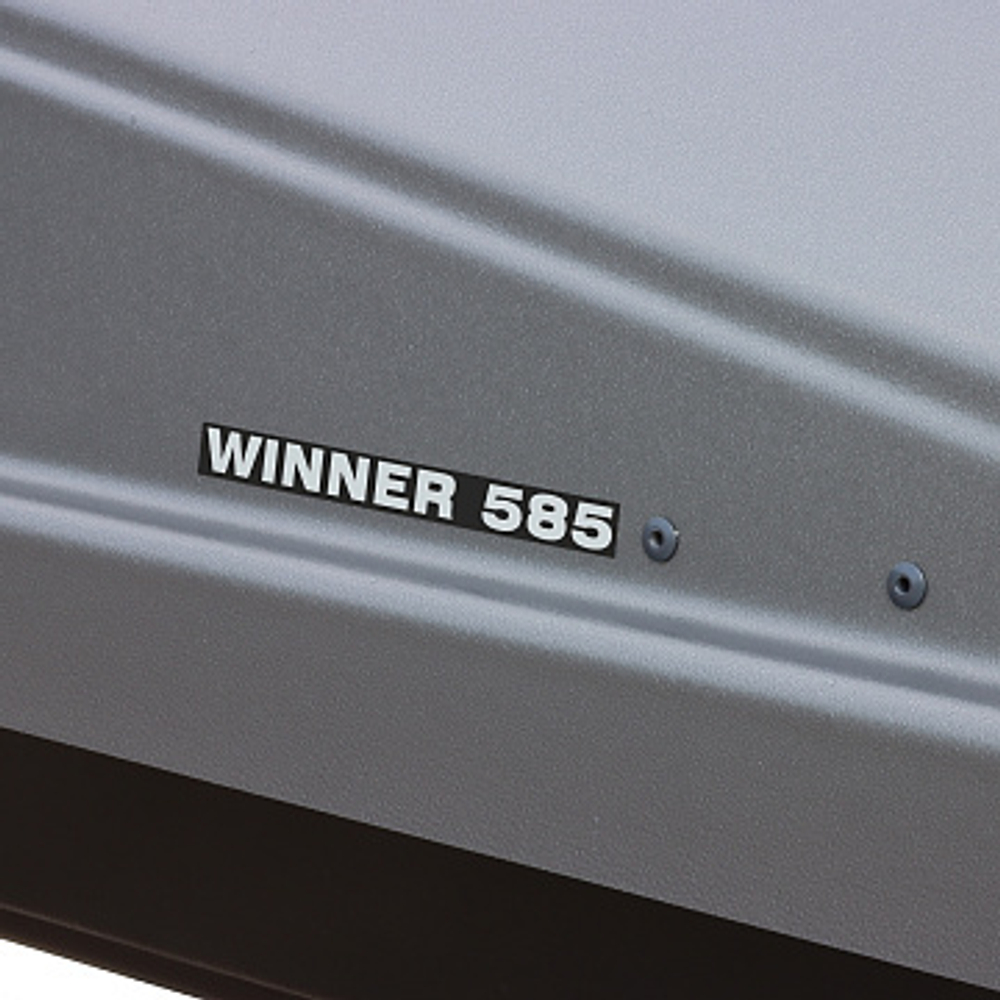 Автобокс на крышу автомобиля "Winner 585" двустороннее открывание (графит дастинг) / Евродеталь