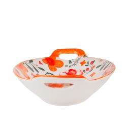 Блюдо с ручками "Kawaii Forest. Hedgehog"27*16*4см. v=450мл. (min9) (фарфор) (транспортная упаковка)