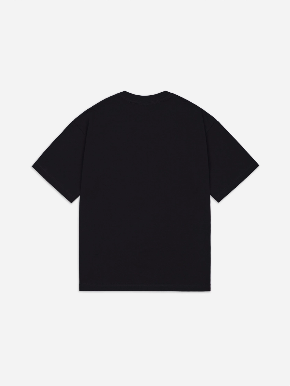 Футболка оверсайз (черный) 230 г