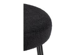 Барный стул Plato black fabric