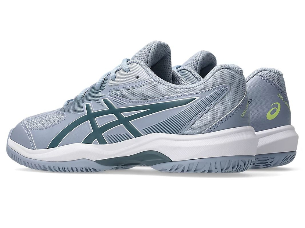 Детские теннисные кроссовки Asics Gel-Game GS - grey blue/ironclad