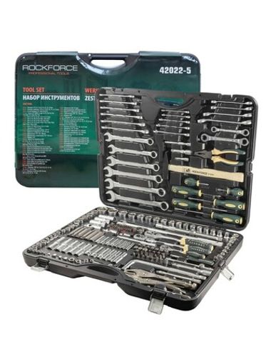 Набор инструментов 202пр. 1/4''&amp;3/8''&amp;1/2''(6-гран.)(4-32мм) RockForce##Rock FORCE RF-42022-5