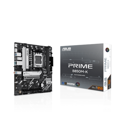 Материнская плата ASUS PRIME B850M-K AM5 2xDDR5 4xSATA3 RAID 2xM.2 HDMI DP mATX