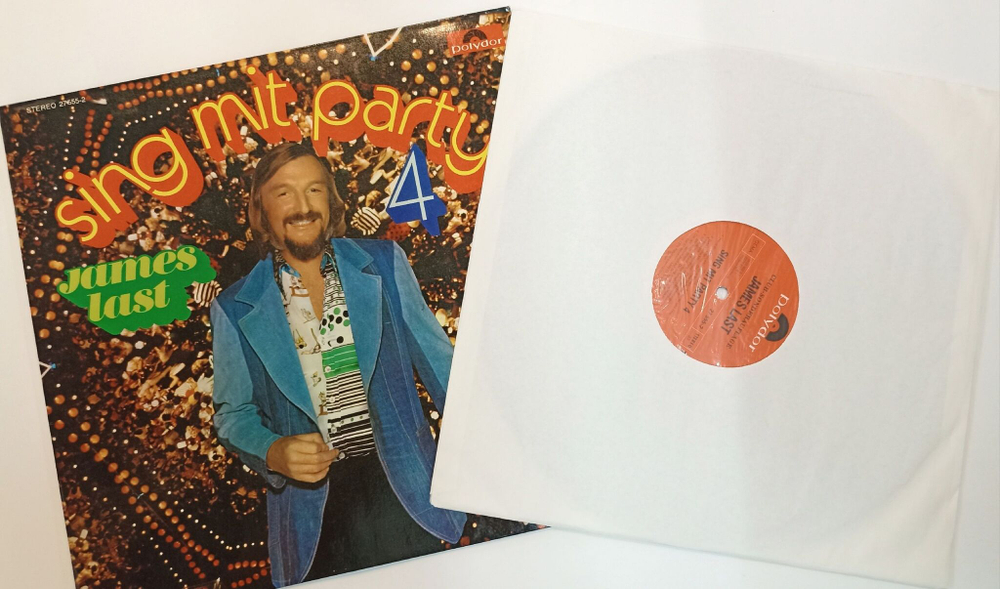Винтажная виниловая пластинка LP James Last Sing Mit Party 4 (Germany 1976)