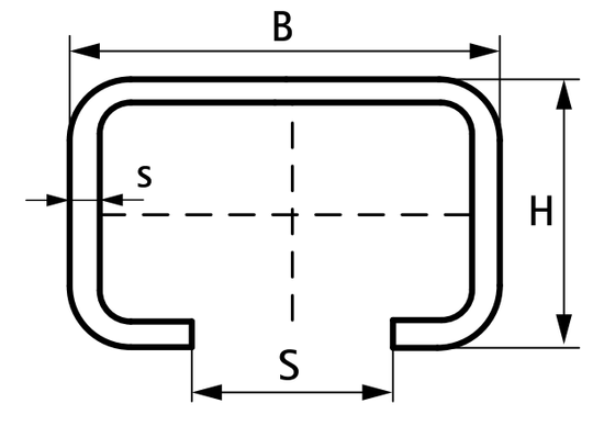 Профиль монтажный Walraven BIS RapidRail WM1 30x15х2000 мм (арт. 6505001)