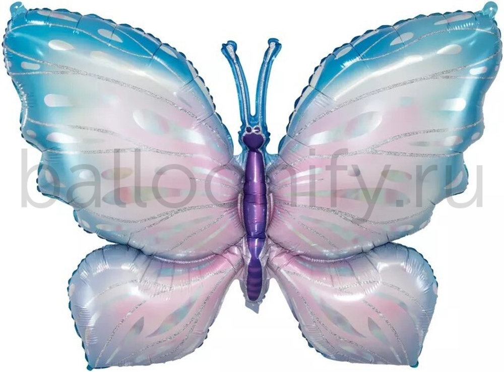 Шар (40''/102 см) Фигура, Воздушная бабочка, 1 шт.