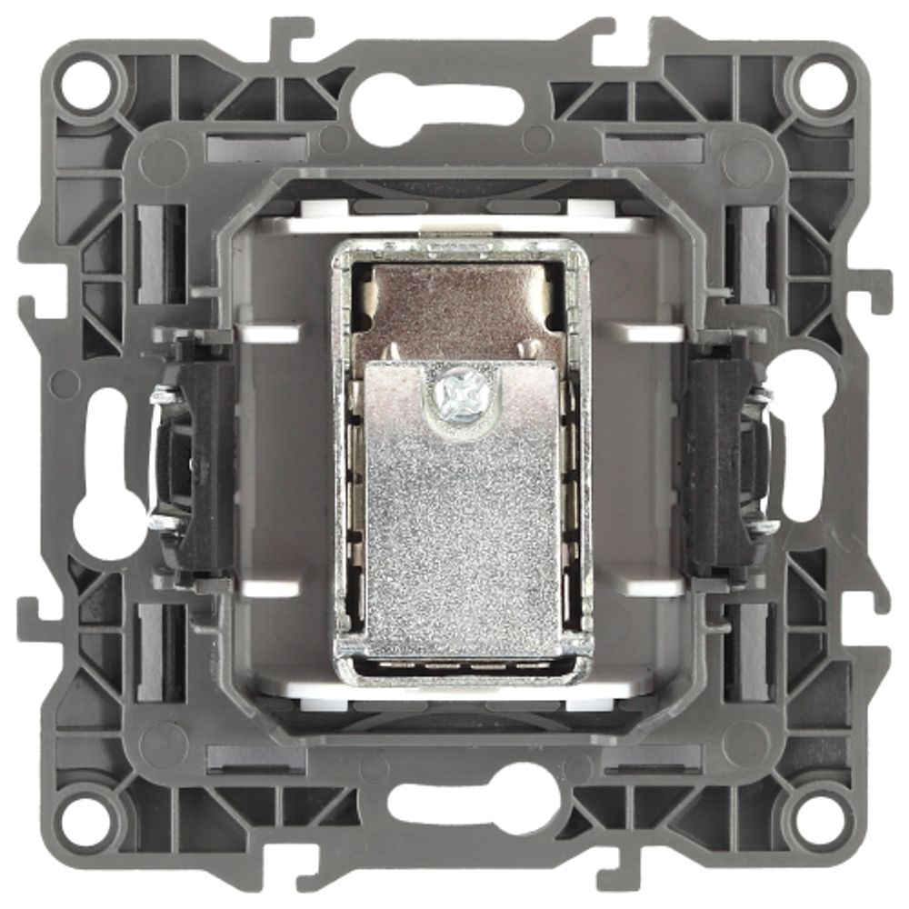 12-3102-06 ЭРА Розетка TV проходная, IP20, Эра12, чёрный | Эра 12 Черный