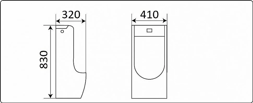 Писсуар Ceramalux Х529P