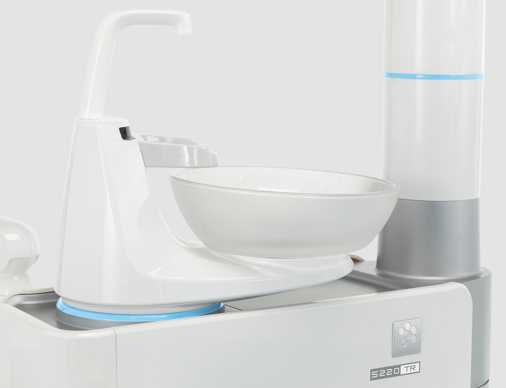 Стоматологическая установка Stern Weber S220 (эл.мотор с ф/о, шланг турбины с ф/о, цветной дисплей)