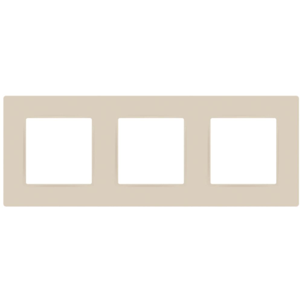 Рамка для розеток и выключателей ЭРА Серия 12 12-5203-02 на 3 поста, Классик, слоновая кость